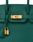 Epsom Birkin 30 Malachite