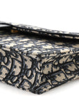 Oblique Saddle Chain Pouch Blue