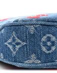 LV X TM Monogram Denim Cerises Pochette Accessories Blue