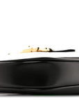 Boarded Dyana Lux Calfskin Small Jackie 1961 Hobo Black
