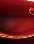 Calfskin Crocodile Embossed Baby Sac de Jour Eros Red