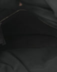 Nylon Intrecciato Padded Tech Maxi Cassette Bag Black