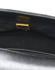 Caviar Quilted Funky Match Mini Flap Black