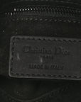 Ultra Matte Calfskin Cannage Mini Lady D1OR Black