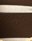 GG Supreme Monogram Textured Dollar Calfskin Mini Ophidia Chain Bag Beige Ebony