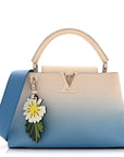 Taurillon Capucines MM Gradient Blue