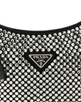 Satin Crystal Mini Re-Edition 2000 Bag Cristal