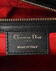 Lambskin Cannage Large Lady D1OR Black