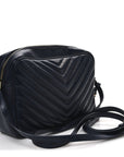 Calfskin Matelasse Monogram Lou Camera Bag Deep Marine