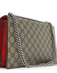 GG Supreme Monogram Small Dionysus Shoulder Bag Red