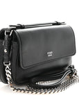 Shiny Nappa Trapuntata Micro Double Baguette Black