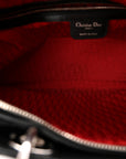 Lambskin Cannage Large Lady D1OR Black