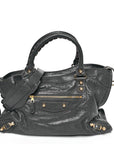 Agneau Giant 12 Gold Hardware City Gris Fossile