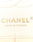 Caviar Quilted Small Double Flap White