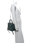Grained Calfskin Micro Belt Bag Amazone
