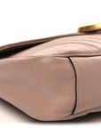 Calfskin Matelasse Medium GG Marmont Shoulder Bag Porcelain Rose