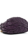 Nappa Matelasse Lux Coffer Bag Purple