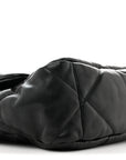 Lambskin Quilted Large CHNL 19 Flap Black