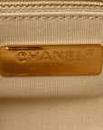 Lambskin Quilted Large CHNL 19 Flap Beige
