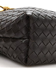 Nappa Intrecciato Small Andiamo Bucket Bag Fondant