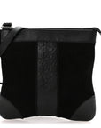 GCCIssima Suede Crossbody Bag Black