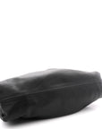 Smooth Butter Calf The Pouch Oversized Clutch Black