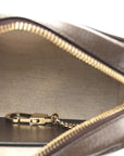 GG Supreme Monogram Textured Calfskin Super Mini Ophidia Shoulder Bag Beige Ebony New Acero