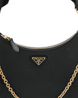 Saffiano Lux Re-Edition 2005 Shoulder Bag Black