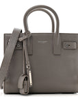 Grained Calfskin Nano Supple Sac De Jour Fog