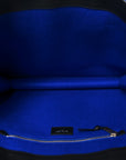 Wool Rive Gauche Tote Blue