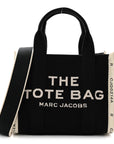 Cotton Canvas The Jacquard Tote Bag Black