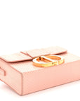 Snakeskin 30 Montaigne Box Bag Rose Clair