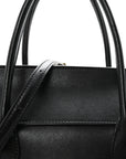 Supple Shiny Lambskin Luggage Black