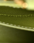 Calfskin Lizard Embossed Le 5 A 7 Mini Hobo Dull Lime