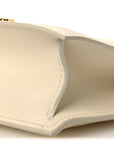 Smooth Calfskin La Petite Pochette Rond Carre Light Ivory