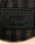 Canvas Vitello King FF Embroidered Nano Maxi Buckle Baguette Charm Nuvola