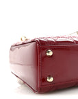 Patent Cannage Mini Lady D1OR Red