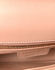 Calfskin Cannage Small Caro Bag Rose De Vents