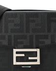 Vitello King FF Lines Embossed Baguette Soft Trunk Black