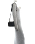 Soft Grained Calfskin Mini Camera Bag Black