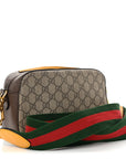 GG Supreme Monogram Web Neo Vintage Shoulder Bag Beige New Acero Crop