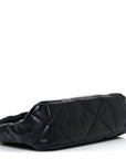 Lambskin Quilted Medium CHNL 19 Flap Black