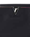 Taurillon Capucines MM Cobalt Fuchsia