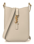 Smooth Calfskin Le 5 A 7 Vertical Hobo Crema Soft