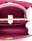 Shiny Nappa Petite Peekaboo I SEE U Satchel Ciclamino Pilar