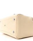 Smooth Calfskin Small Bel Air Carry All Bag Soya