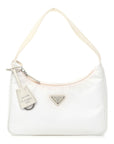 Tessuto Nylon Mini Re-Edition 2000 Bag White