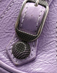 Agneau Arena Le Cagole Shoulder Bag XS Lilac