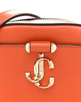 Calfskin Micro Hale Crossbody Amber Orange