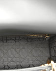 Lambskin Cannage Small My ABCD1OR Lady D1OR Grey